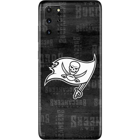 NFL Tampa Bay Buccaneers Black & White Galaxy S20 Plus Skin